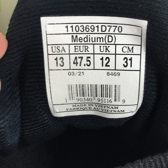 Brooks Ghost 14 Shoes Nightlife/Black Size 13 Med D Running Walking 1103691D770 - Picture 11 of 13